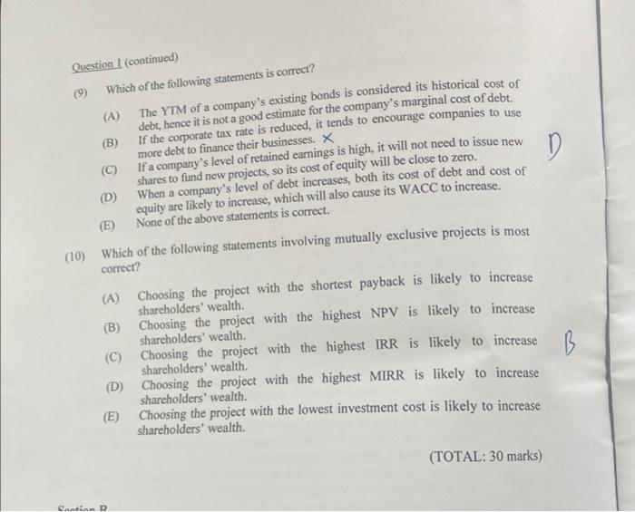 did i do these questions correctly? gice me answer Question 1 (continued)