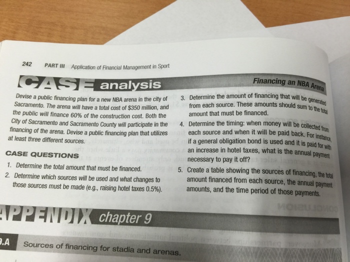  I need help with questions 1-5 please Devise a public financing