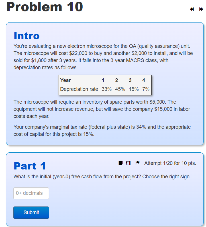 You're evaluating a new electron microscope for the QA (quality assurance)