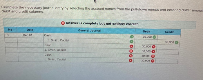  please solve this question, thank you! Complete the necessary journal entry