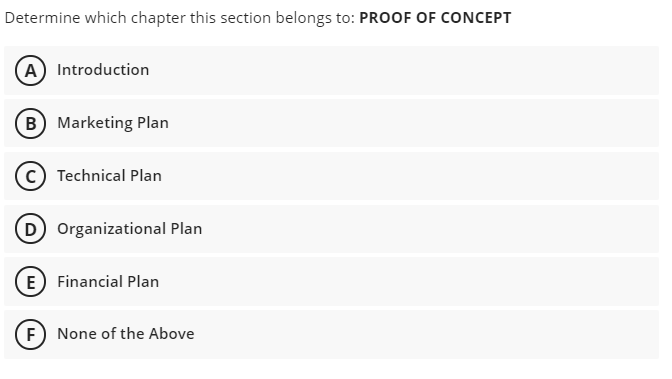 this section belongs to: SWOT ANALYSIS A) Introduction B Marketing Plan C
