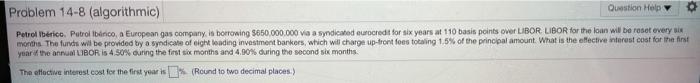 gas company is borrowing 5650,000,000 va a syndicated eurocredit for six years