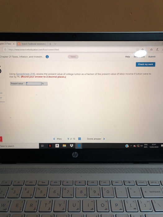  pter 2 x C Search Textbook Solutions + https:/ewconnectmeducation.com/flow/connect Chapter 21