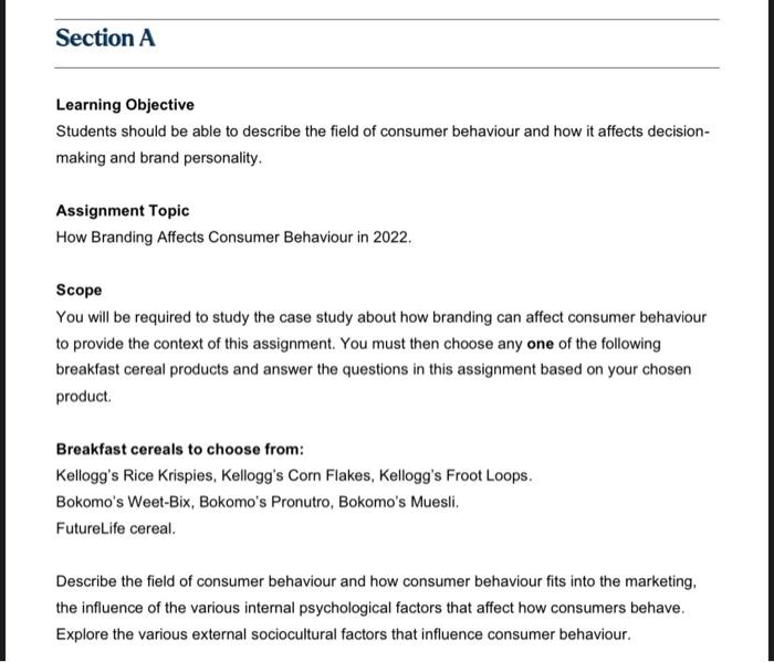  Question 1 Learning Objective Students should be able to describe the