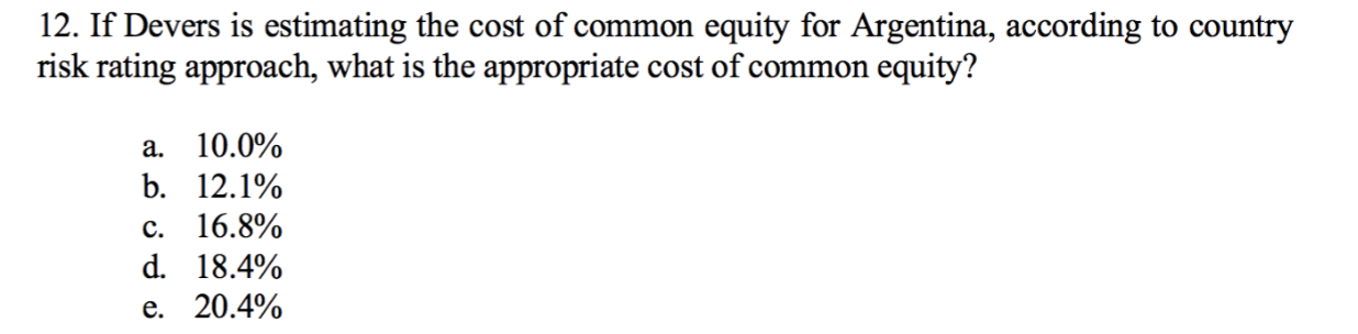 market index. The world market index implies an equity risk premium of