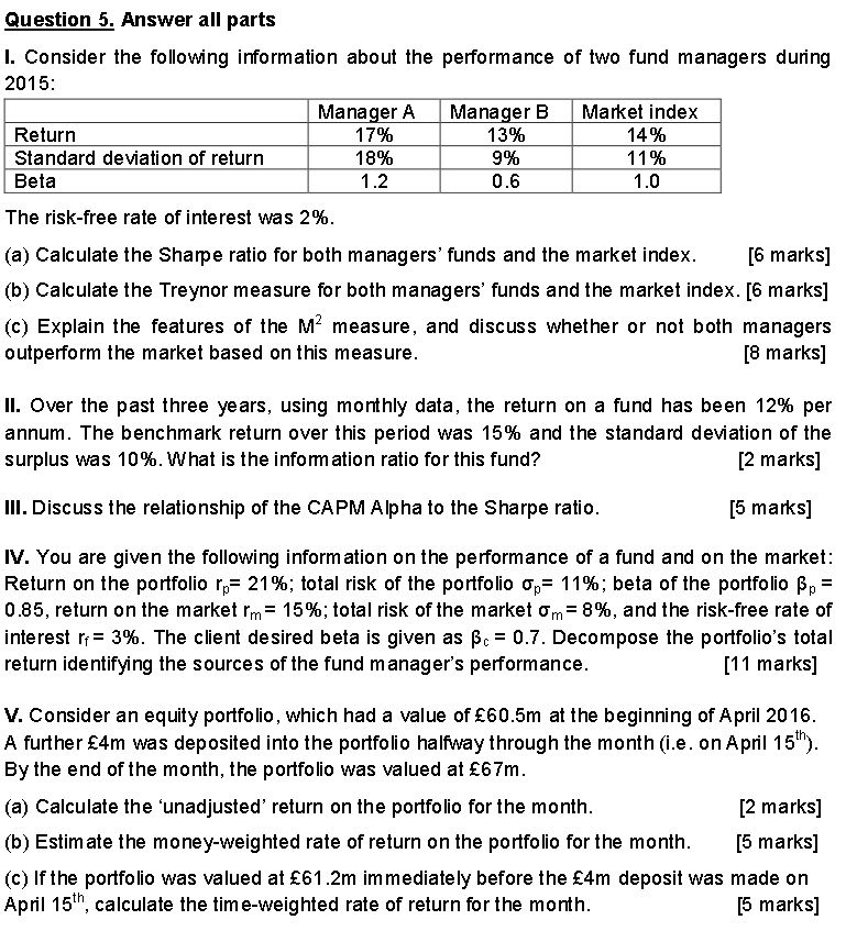 DO NOT ANSWER IN EXCEL PLEASE, THIS IS PAPER TEST Question