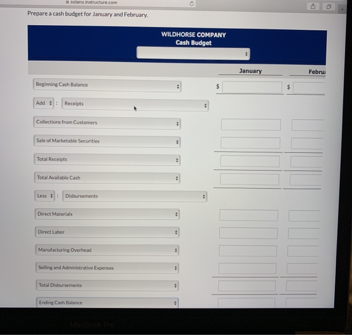 View Policies Current Attempt in Progress urse Wildhorse Company expects to have