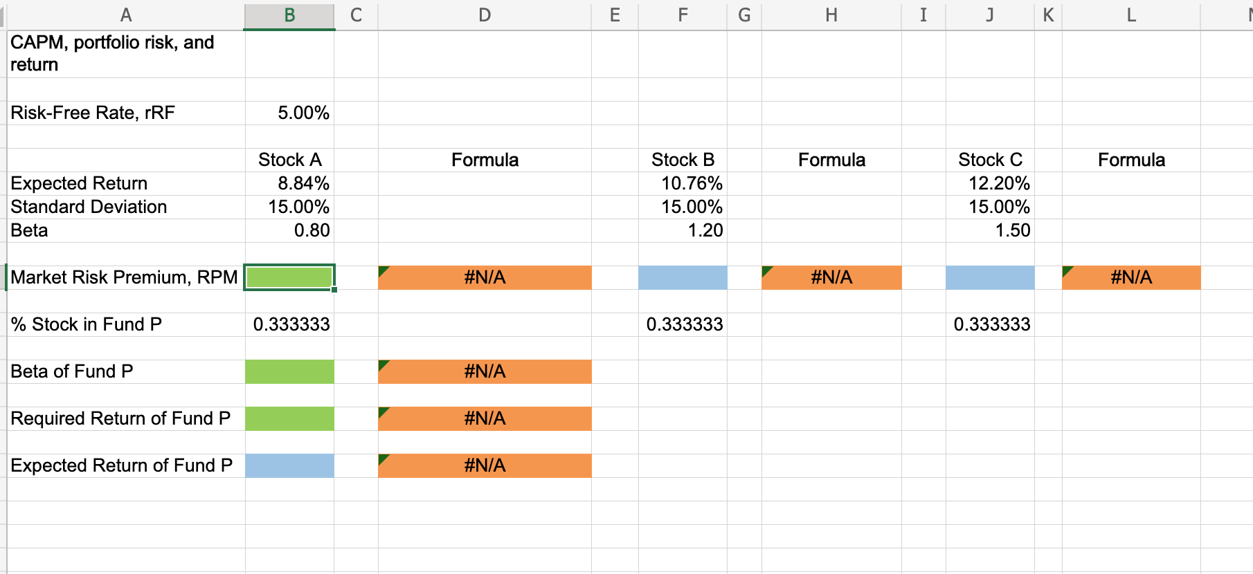 spreadsheet and perform the required analysis to answer the questions below. a.