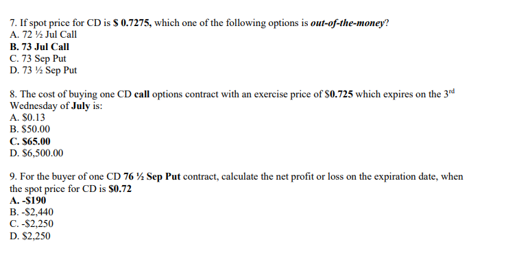 SF for four consecutive days in August. You sold two SF futures