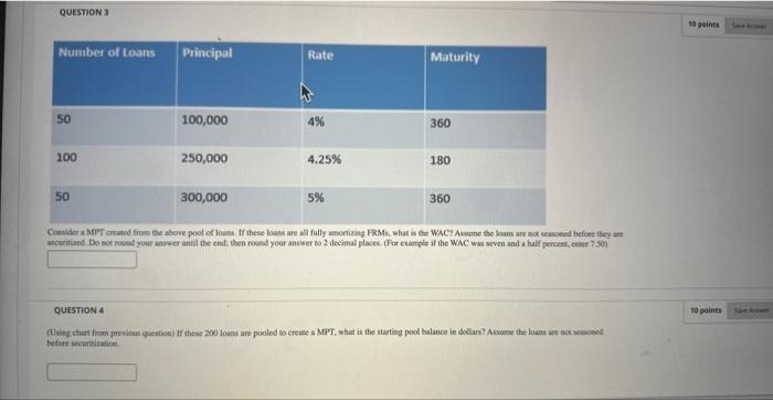  QUESTION 3 QUESTION 4 before securiciratioti. (Uving the same chart as