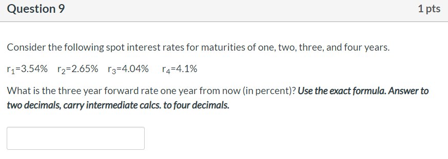 Please show all steps and double check your work! Question 9 1