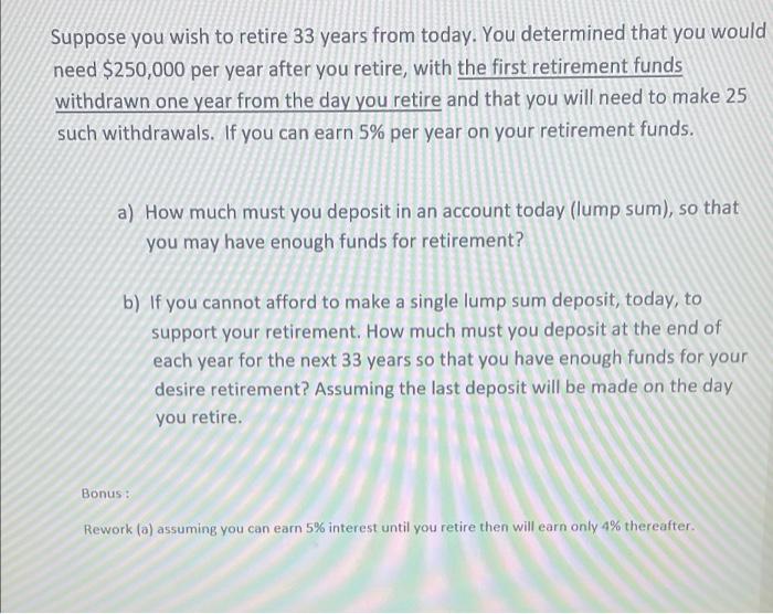 please use excel to solve for all questions and make sure to