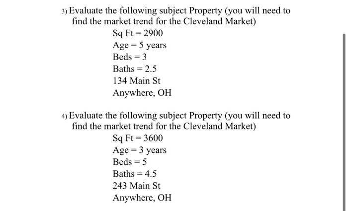 Comp #1 Comp #2 Comp #3 Sq Ft = 2800 Sq Ft