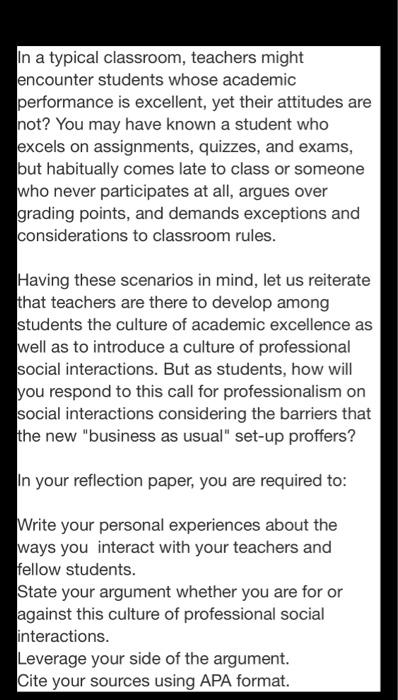  In a typical classroom, teachers might encounter students whose academic performance