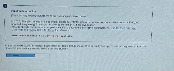 answer all of them. thank you! Required informetion [The following information applies