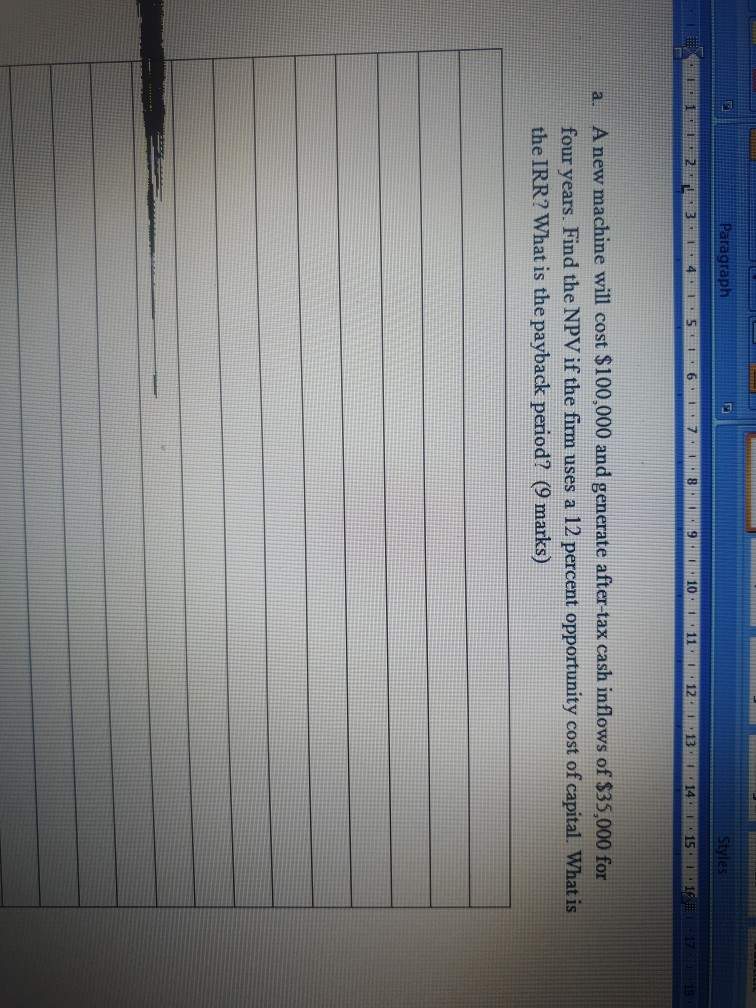  Paragraph Styles 1 2 31 4 5 1 6 7 8