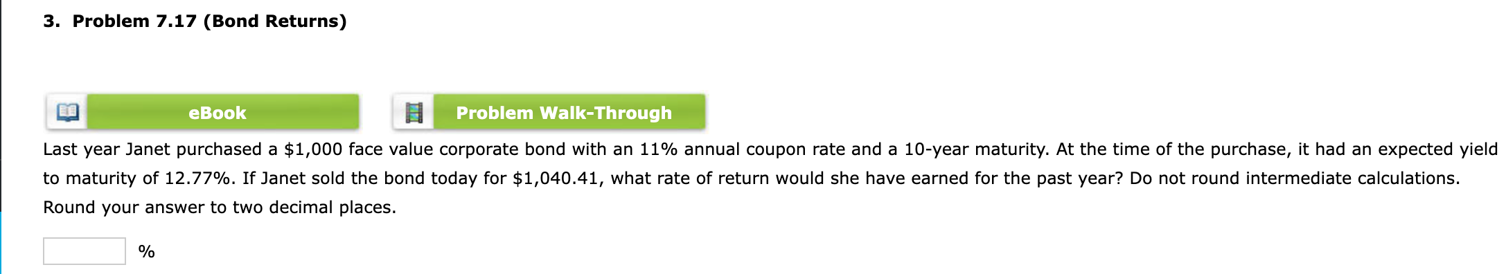 Please help me solve the following problem Here is an EXAMPLE problem