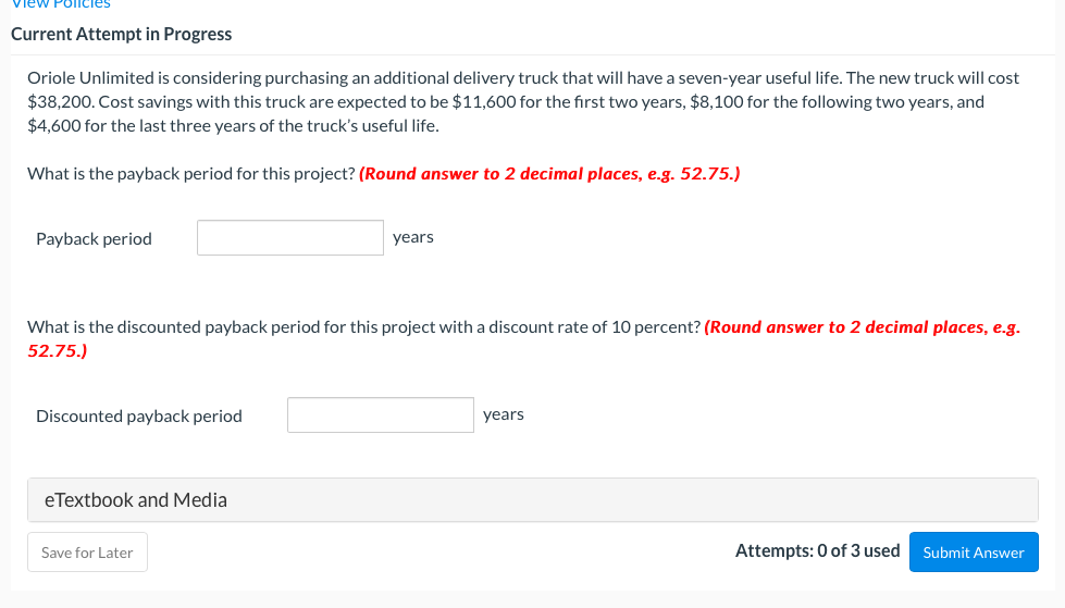 Current Attempt in Progress Oriole Unlimited is considering purchasing an additional