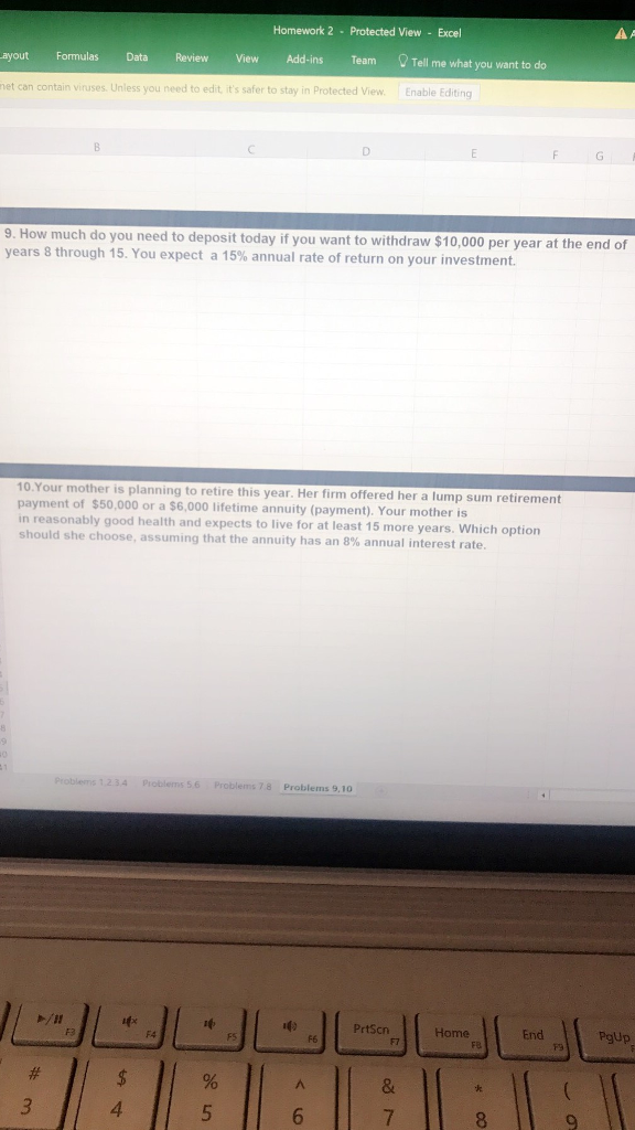 View - Excel Page Layout Formulas Data Review View Add-ins Team O