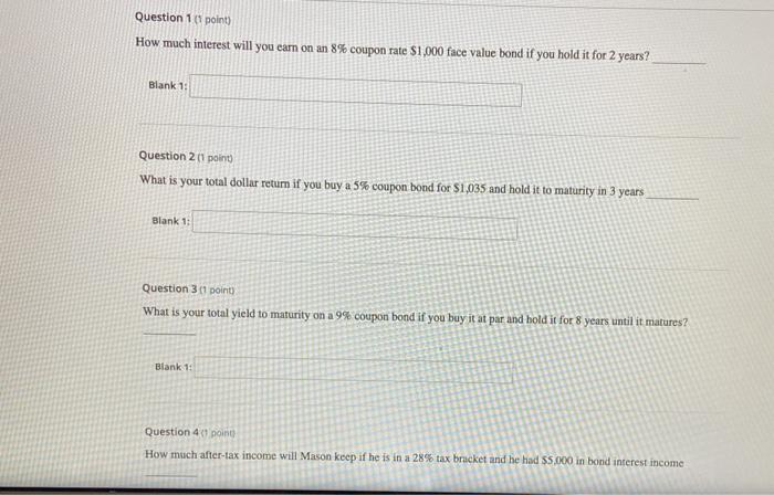  Question 11 point) How much interest will you earn on an