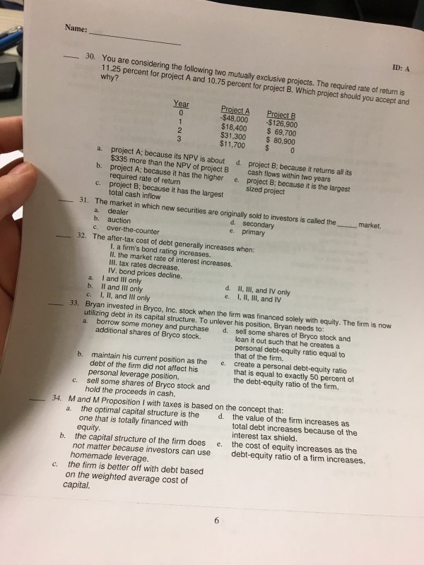 predict the cashflows that will occur if a project is is highly