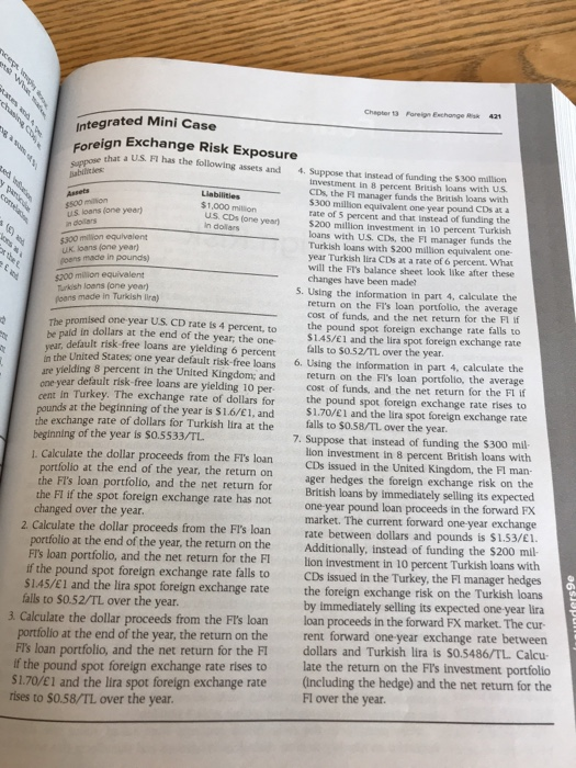  Cheptor 13 Fareign Exchange Risk 421 Integrated Mini Case reign Exchange