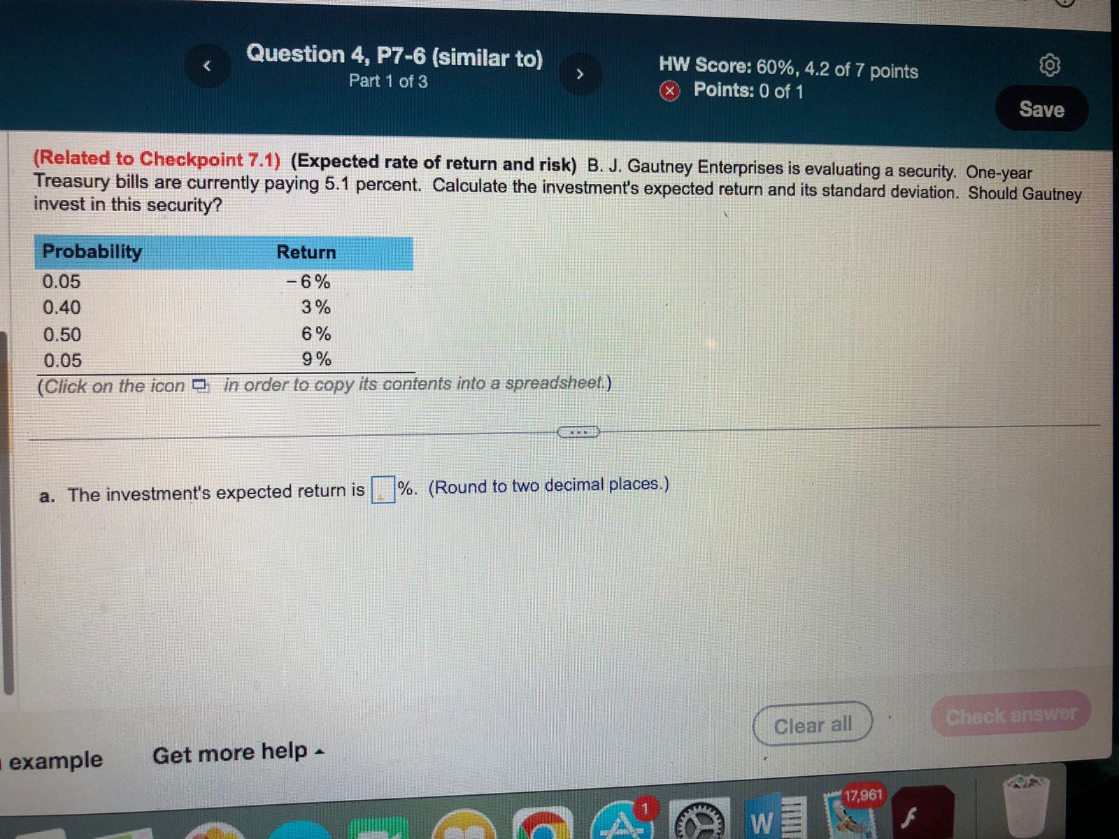 Finance Homework please help :) (for question 4 also; What is the