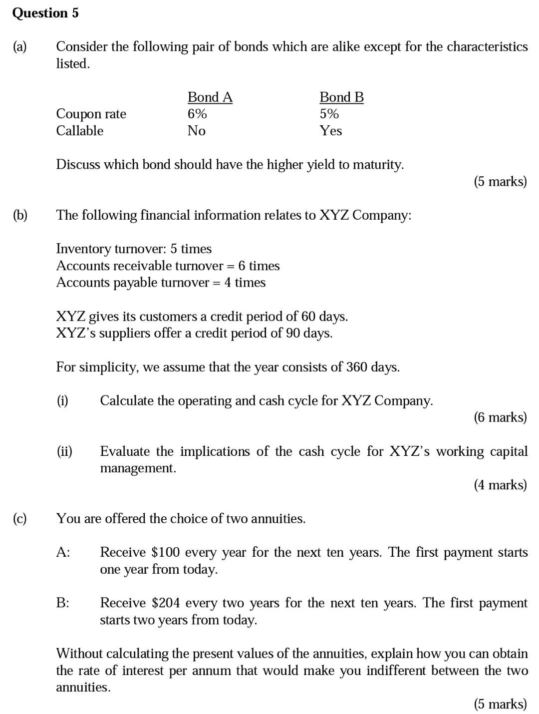  Hello I need help for this! Please help! Question 5 (a)