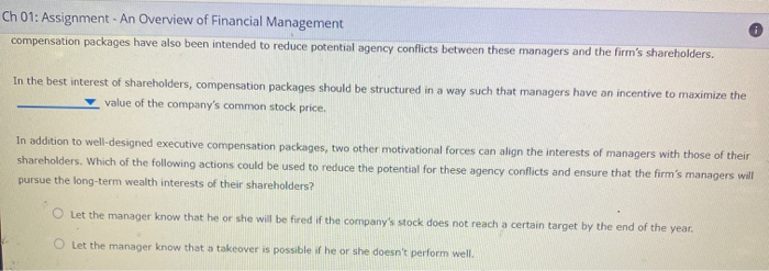 manner that is not in the best interest of his or her