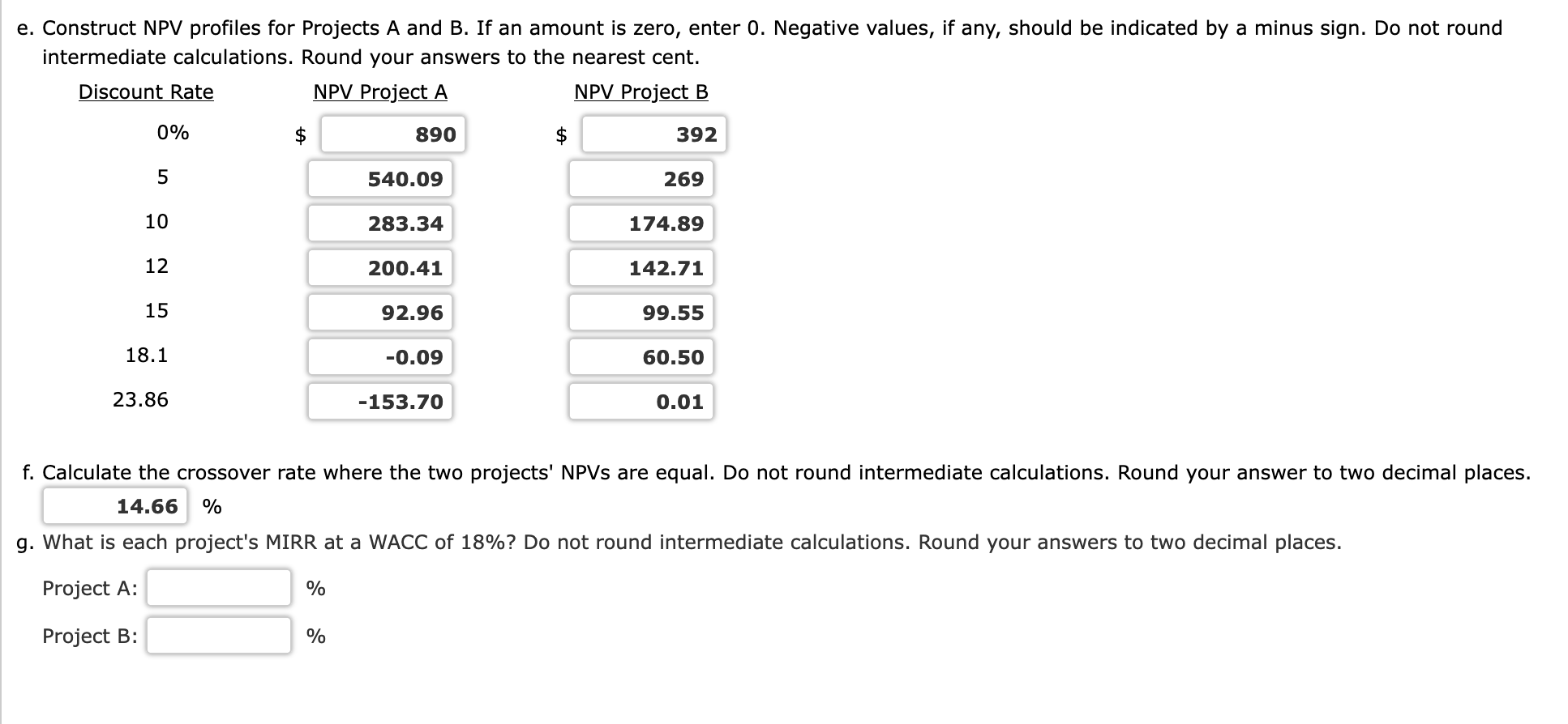 thanks A company has a 12% WACC and is considering two mutually