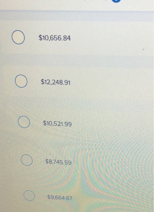 Multiple Choice $4,32018 $4,298.19 $4.302.97 $4,33746