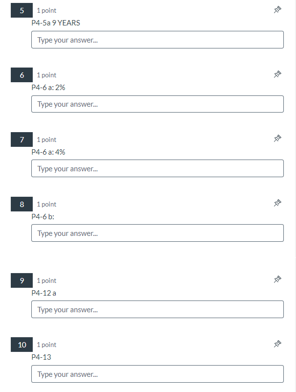 point P4-4B Type your answer... 3 -10 1 point P4-4F Type your