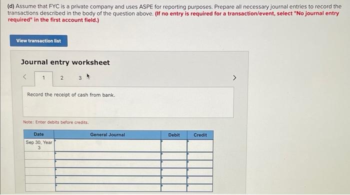 . On September 30, Year 3, FYC paid the foreign supplier in