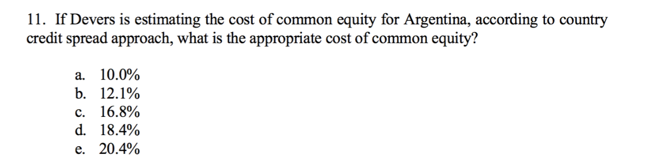market index. The world market index implies an equity risk premium of