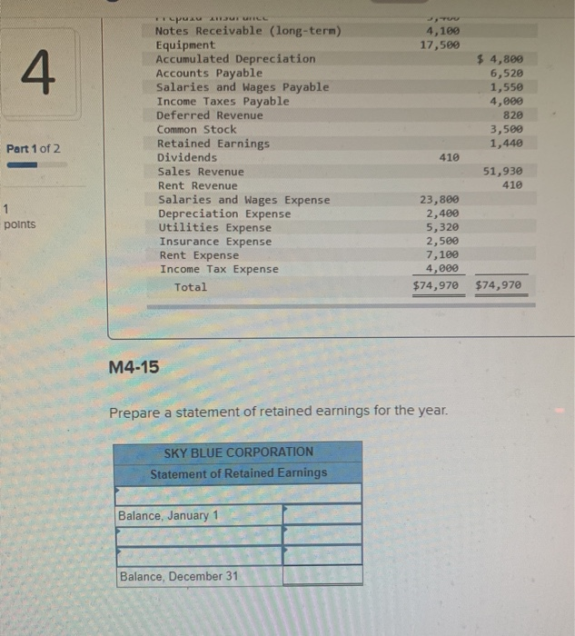 an Income Statement, Reporting a Statement of Retained Earnings, Reporting a Balance