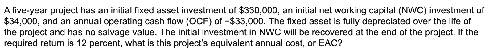 please answer in a excel sheet with the equations please A five-year