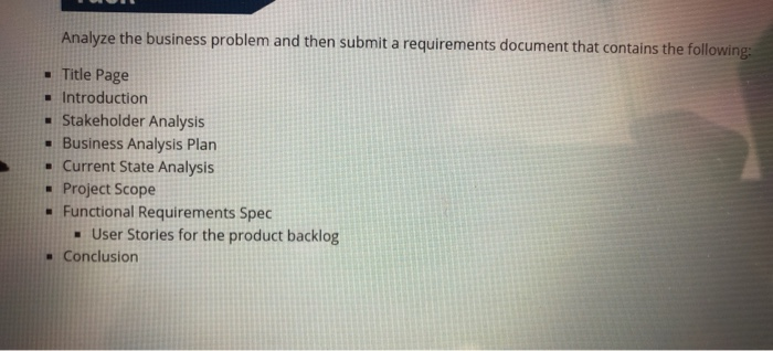 Here the business problem needs to be only Banking business problem or