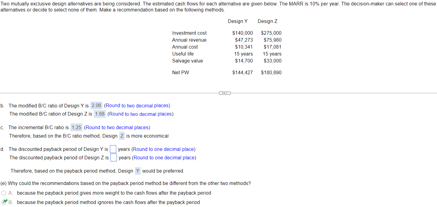 PART D PLEASE!! ** given equation to solving part D b. The
