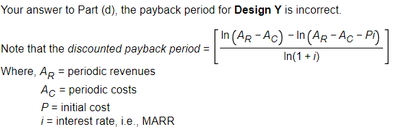 modified B/C ratio of Design Y is 2.06 (Round to two decimal