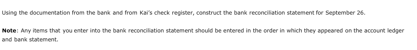 NEED SOME HELP, THX!! Using the documentation from the bank and from