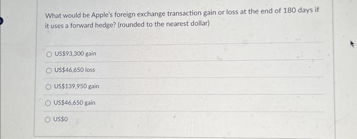 Questions 19 are based on the following information: Apple Inc. is a