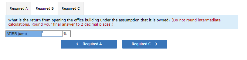 is considering opening an office in a new market area that would