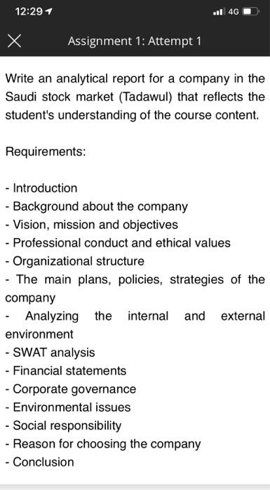  12:29 1 . 46 Assignment 1: Attempt 1 Write an analytical