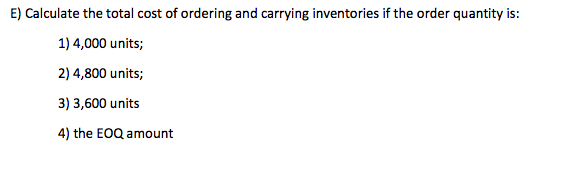 of the numbers. The following inventory data have been established for the