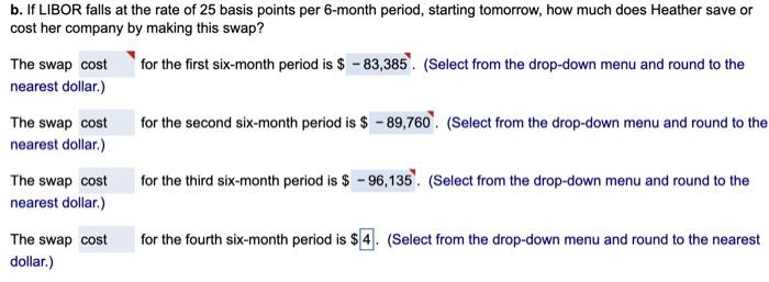 so she wants to swap her future floating-rate interest payments for fixed