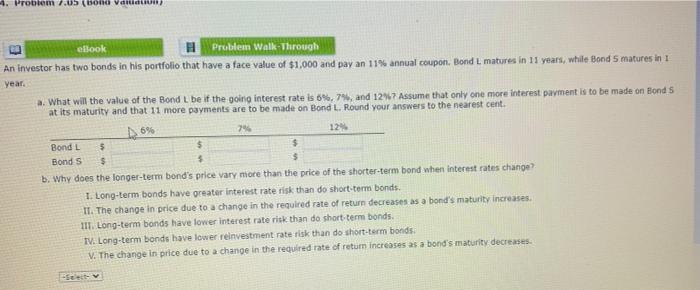  4. Problem 7.05 (Bona varauun) 2 ellook Problem Walk Through An