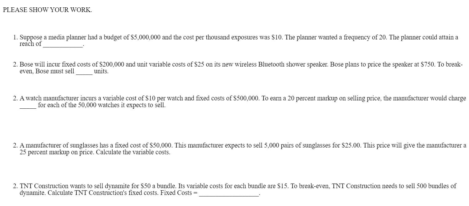 various parts. Thank you greatly in advance for your assistance. Please utilize