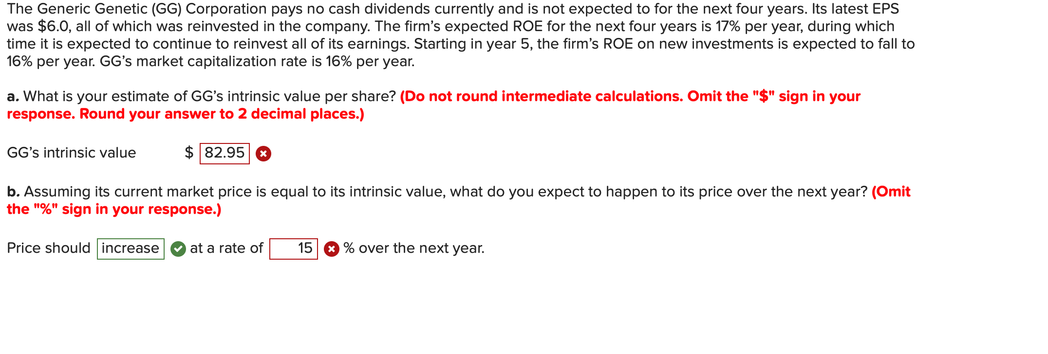 excess return for security i and RM is the market's excess return.