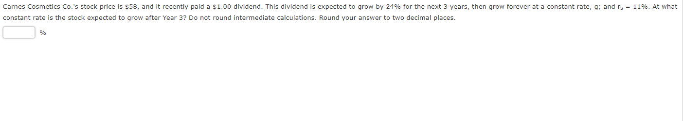 In Excel please. Please show all calculations with timeline. constant rate is