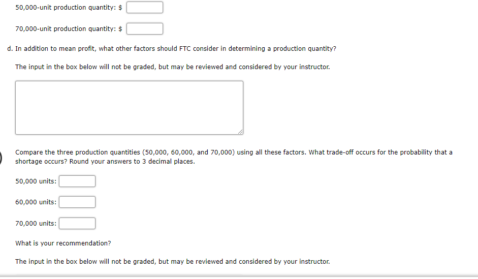 upcoming holiday season, Fresh Toy Company (FTC) designed a new doll called